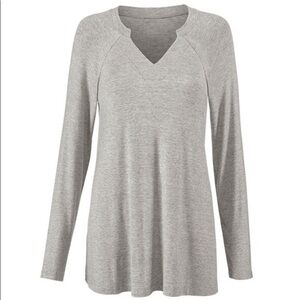 CAbi Offhand Tee Large Style 5325‎ Spring Grey